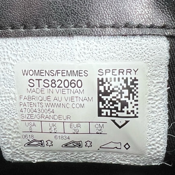 SPERRY Maya Belle Leopard Black Leather Bootie Sz 8 - Picture 9 of 9